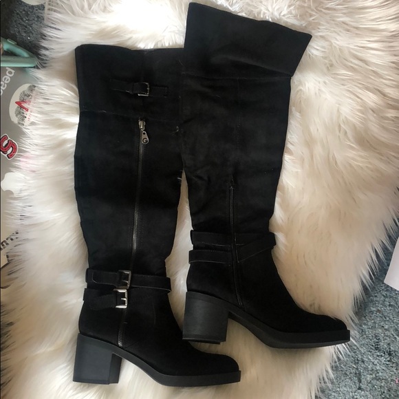 G by Guess Shoes - Above the knee black boots Brand New